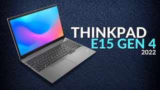 Lenovo ThinkPad E15 Gen 4 2022  The Best Business Laptop with Intel 12th Gen [upl. by Ynabe]