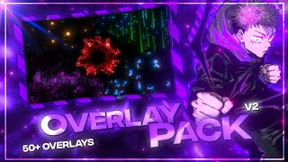 OVERLAY PACK for EDITING V2  50 Overlays [upl. by Zaslow]