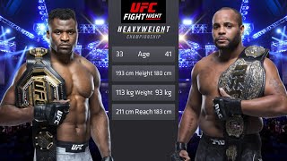 Francis Ngannou vs Daniel Cormier Full Fight  UFC 4 Fight Night [upl. by Eyak]