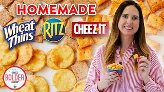 3 Homemade Cracker Recipes for Your Favorite Storebought Brands [upl. by Nosnek843]