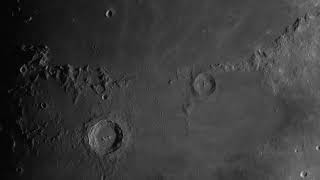 Moon craters Copernicus and Stadius in very good seeing conditions [upl. by Elmina]