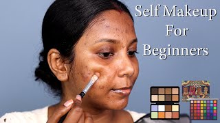 Self Makeup Tutorial Step By StepSimple Makeup For Beginners Easy MakeupGuest Makeup For Wedding [upl. by Willet]