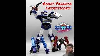 Deluxe Baldwin Reviews Robot Paradise RP01B Cassetticons Ravage Laserbeak and RumbleFrenzy [upl. by Culbert925]