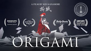 Origami  折紙  Award Winning Animated Short Film by Kei Kanamori [upl. by Ahsiekan231]