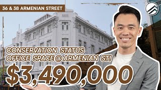 36 Armenian Street  NewlyRenovated Office Space with 1281sqft  3490000  George Peng [upl. by Yrogerg969]