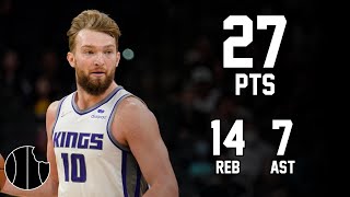 Domantas Sabonis Highlights  Spurs vs Kings  17th Nov 2023 [upl. by Cahan642]