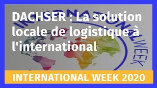 Webinaire  La solution locale de logistique internationale  DACHSER [upl. by Lang583]