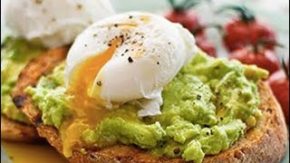 Smashed Avocado with Poached Eggs  Healthy Breakfast  Easy and Quick Recipe [upl. by Baker]