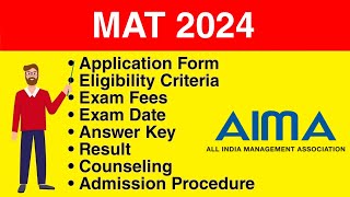 MAT 2024  Eligibility Criteria Exam Date Application form Syllabus Exam Pattern [upl. by Elene]