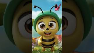 The Bees Go Buzzing  Kids Song  babysongs cartoon nurseryrhymes poem [upl. by Joan]