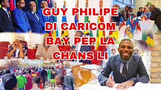 Koze mande chèz TT pale tout bagay CARICOM nan pran kou [upl. by Avrenim304]