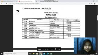 MYOB perusahaan manufaktur kasus pabrik tempe sejahtera Part1 [upl. by Kelleher]