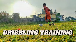 CLOSE CONTROL DRIBBLING FULL INDIVIDUAL TRAINING SESSION [upl. by Niarbo]