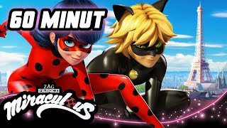 🐞 GODZINA Z MIRACULOUS – Wielka kompilacja 🐞  Sezon 2  Miraculous Biedronka i Czarny Kot [upl. by Enyluqcaj]