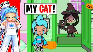 A Witch Stole My Pet Cat Toca Life Halloween [upl. by Aurel461]