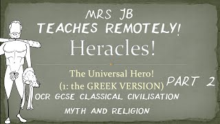 GCSE Classical Civilisation Myth and Religion Heracles the Universal Hero part 2  Metopes [upl. by Boonie724]