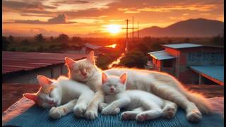 Relaxing cat video Sleep with cats closeup cats cuddle cat Lover Paradise kitten cats [upl. by Jakob]