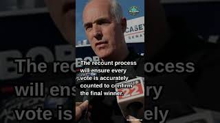 Pennsylvania Senate Race Heads To A Recount Trump2024 Election2024 foryoupage fypシ゚viral [upl. by Toland250]