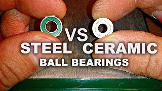 Steel VS Full Ceramic Bearings Friction Test [upl. by Atahs232]