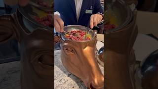 How to make steak tartare tableside [upl. by Taffy]