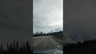 Drive from Calgary to Banff beautiful nature [upl. by Ainimre]