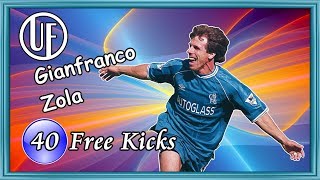 Gianfranco Zola 40 Free Kicks HD [upl. by Weylin]