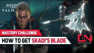 AC Valhalla NEW WEAPON Skadis Blade  Mastery Challenge Rewards [upl. by Drauode17]