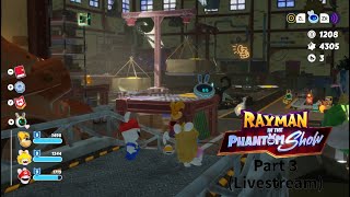 Mario  Rabbids Sparks of Hope Rayman in The Phantom Show DLC livestream gameplay Part 3 [upl. by Snej]