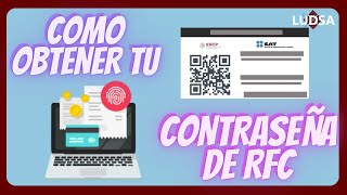 COMO OBTENER TU CONTRASEÑA DE RFC [upl. by Skilken]