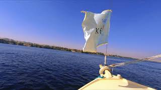 Private Nile Felucca From Aswan To Luxor [upl. by Daj]