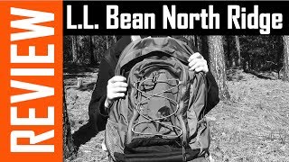 LL Bean North Ridge  Backpack Review [upl. by Assirk161]