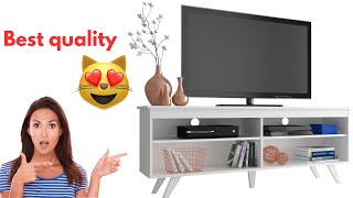 😻😻Madesa TV Stand Entertainment Center with 4 Shelves and Cable Management for 55 65 Inch TV Medi [upl. by Ingrid]