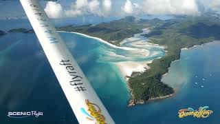 Ocean Rafting 60 Minute Scenic Flight  Whitsunday Islands and Great Barrier Reef 🪸 [upl. by Aldora359]