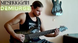 Meshuggah  Demiurge Guitar Cover [upl. by Eldwon]