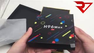 H96 MAX H2 4g 32g rk3328 kodi 180 tv box overview [upl. by Zerline728]