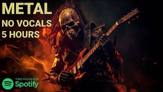 5 Hours of Melodic Metal  No Vocals  New and classic songs  Perfect for Gaming and Workouts [upl. by Supat]