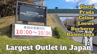 Gotemba Premium Outlets Japan Walking Tour Luxury Shopping Gucci Prada Loewe Celine [upl. by Ibrek650]