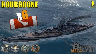 Bourgogne 6 Kills amp 188k Damage  World of Warships Gameplay [upl. by Martinic]