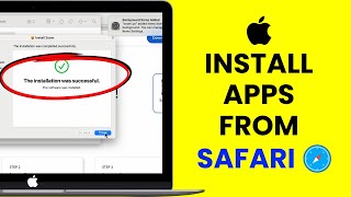 How to Install Applications in macOS MacBook Pro and Air from Safari [upl. by Irene546]