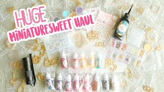 HUGE MiniatureSweet Craft Haul [upl. by Dearden]