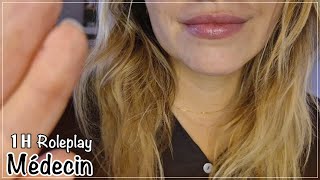 ASMR FRANÇAIS 1H ROLEPLAY MEDECIN  RELAXATION GARANTIE [upl. by Esened]