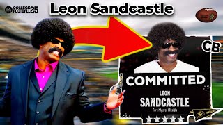 I Put Leon Sandcastle in College Football 25 [upl. by Nahc868]