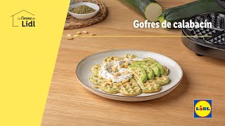 Gofres de calabacín 🧇  Recetas con calabacín  Lidl España [upl. by Furtek]