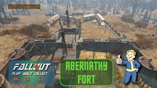 Fallout 4 Abernathy Farm Fort No mods settlement tour with roleplaying elements [upl. by Persse]