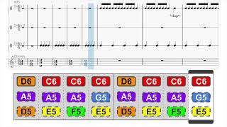 Run Boy Run by Woodkid for drums and chimes [upl. by Ykcin]