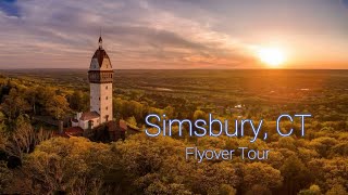 Simsbury Connecticut  Microsoft Flight Simulator Flyover Tour [upl. by Ycnan908]