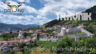 Travnik  Prijestolnica Bosanskih Kraljeva 4K dron snimak dronephotography djimini2 kamenjasdrone [upl. by Nawram]