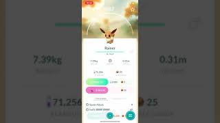 All Eevee evolution names Pokemon Go [upl. by Ayerhs9]