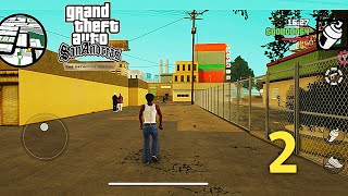 GTA San Andreas Definitive Edition Mobile Gameplay Walkthrough Part 2 Max Graphics AndroidiOS [upl. by Winchell]