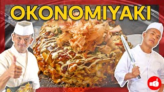 Perfect OKONOMIYAKI Recipe  Japanese Cooking with RyotarosJapan [upl. by Anyr663]